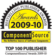 ComponentSource Bestselling Publisher Awards 2009 2010
