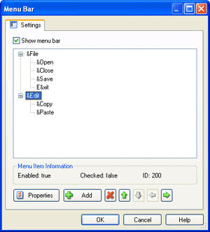 Menu Bars