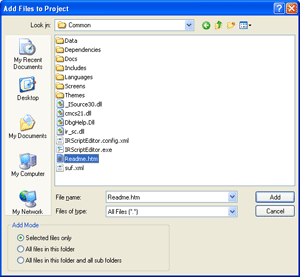 Adding Files