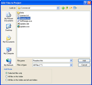 Add Your Files - Maintain Folder Structure Automatically
