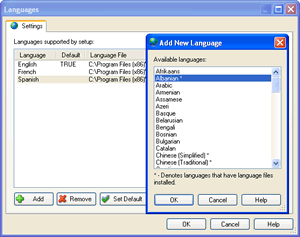 Language Support