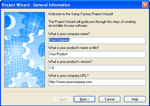 Project Wizard - Create a Windows Installer In Minutes Project Wizard - Create a Windows Installer In Minutes