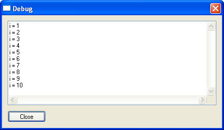 Graphics_scripting_guide_ams60_Debug_window