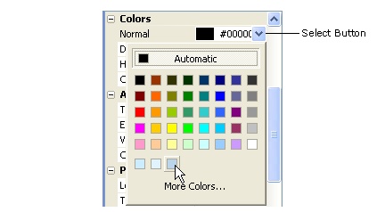 Graphics_users_guide_lesson_2_chap2_changing_text_colors_select