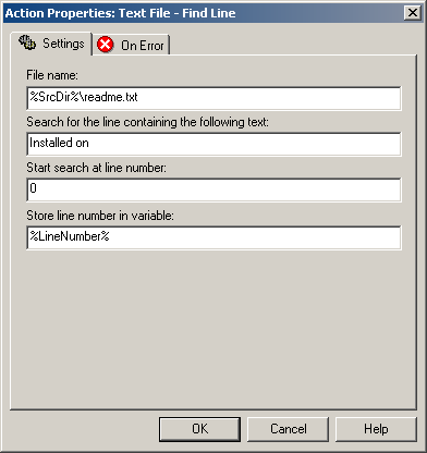 Inserting a line in a text file