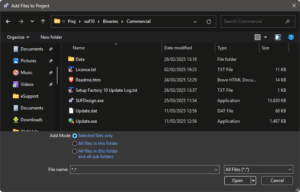 Add Your Files - Maintain Folder Structure Automatically