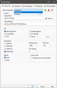Build Settings